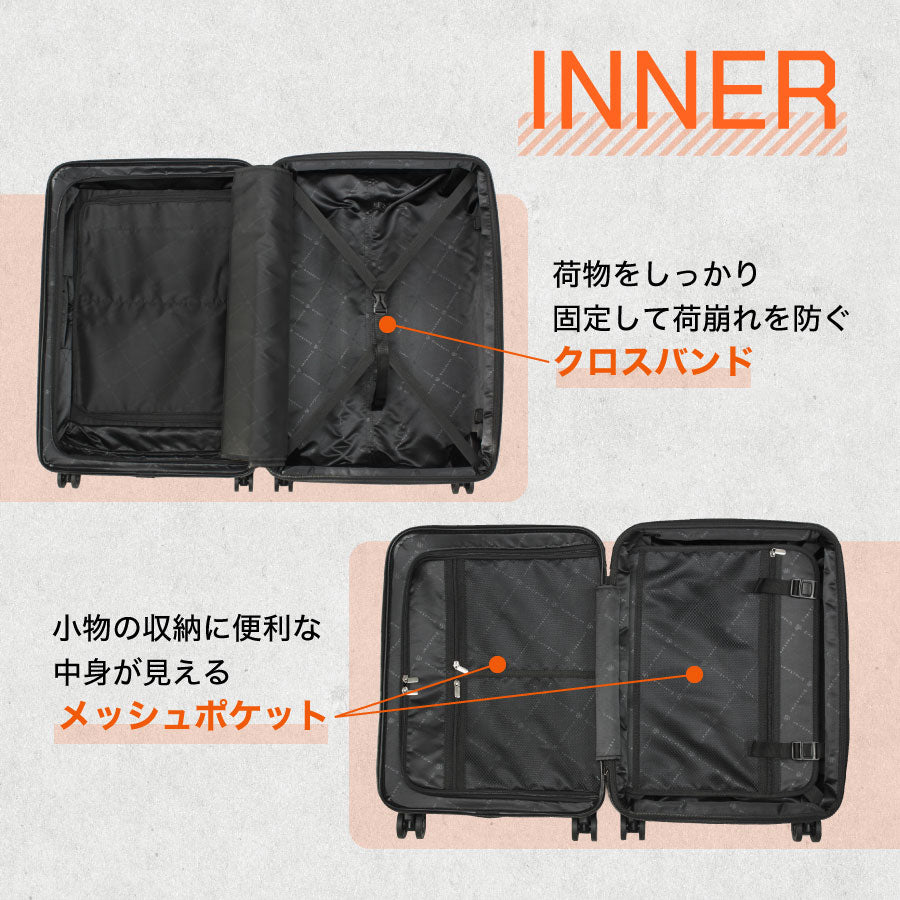 Ginza Karen 2Way open type suitcase