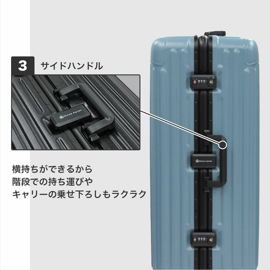 Ginza Karen Frame Type Suitcase, Large (28 inches)